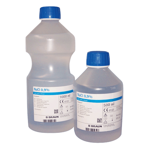 B. Braun NaCl 0,9% Spüllösung Augenspülung Nasenspülung Wundspülung 500 ml